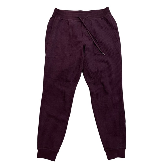 Lululemon At Ease Joggers Pants Heathered Casis Black Athleisure Size Large - Picture 1 of 8